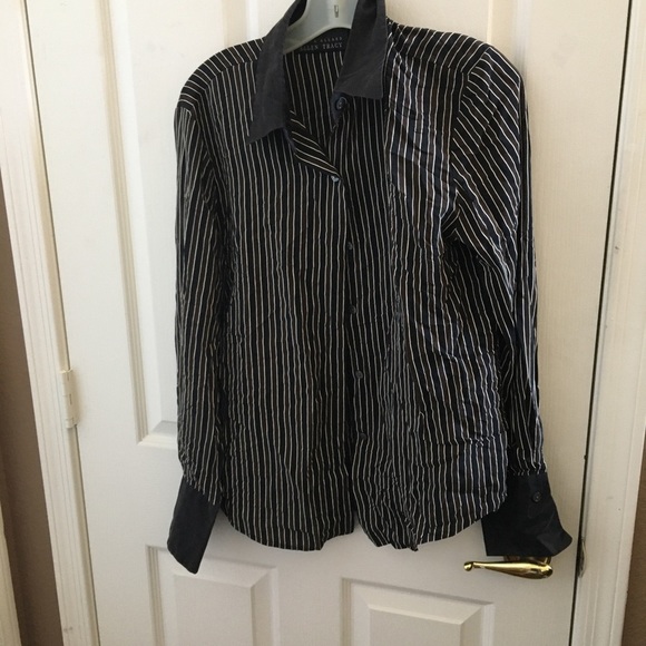 FINAL MARKDOWN Ladies Ellen Tracy silk blouse 10 - Picture 1 of 4